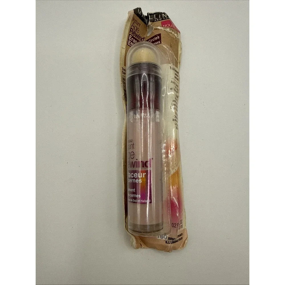 Maybelline Instant Age‎ Rewind Eraser Dark Circles Concealer, Brightener 160 NEW